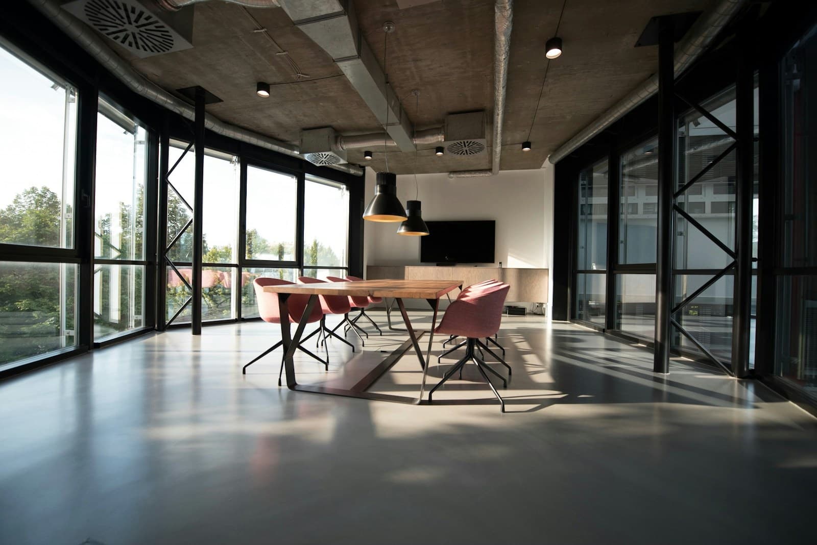 A light-filled office with welcoming spaces for a conversation